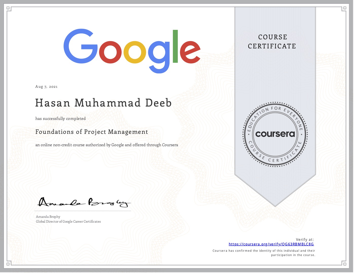 Foundations of Project Management
